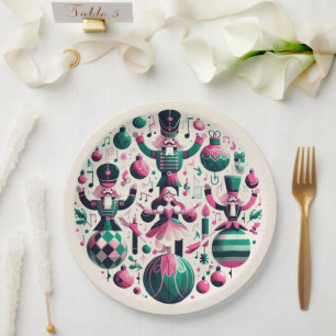 Nutcrackers Christmas Plate