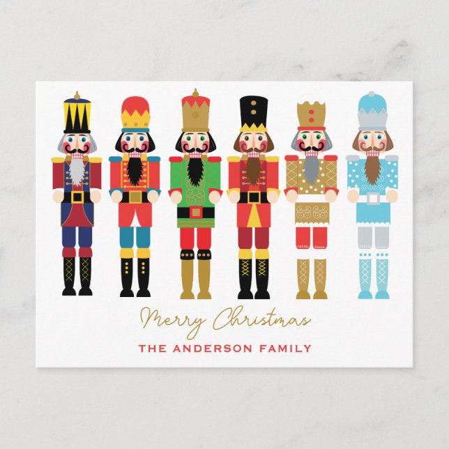 NUTCRACKERS CHRISTMAS  POSTCARD (Front)