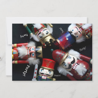 Nutcrackers heads together invitation