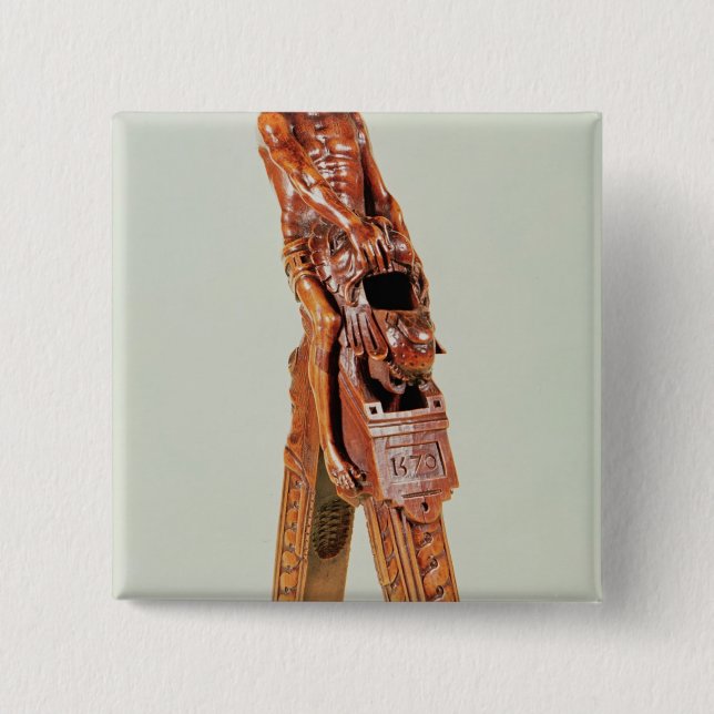 Nutcrackers in the form of a man 15 cm square badge (Front)