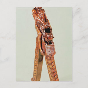 Nutcrackers in the form of a man postcard