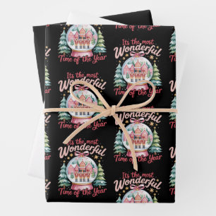 Nutcrackers It's Most Wonderful Time of The Year  Wrapping Paper Sheet