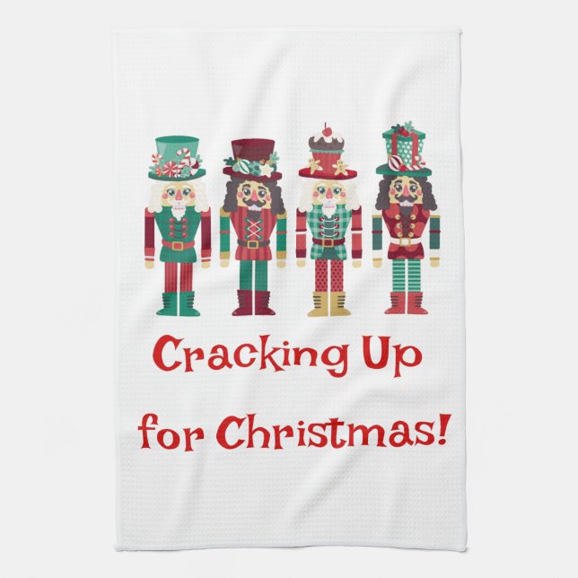 Nutcrackers  tea towel (Vertical)