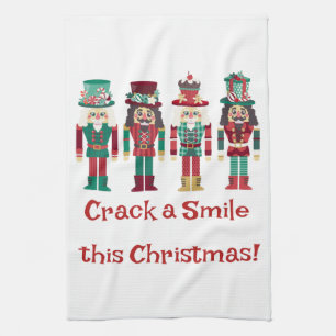 Nutcrackers tea towel