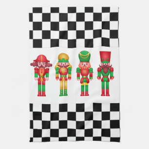 Nutcrackers tea towel