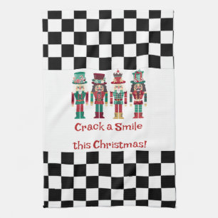 Nutcrackers tea towel