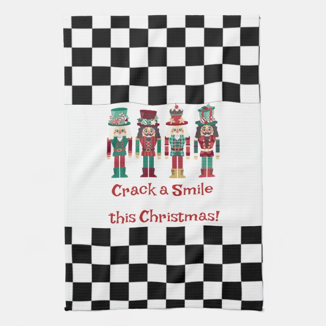Nutcrackers  tea towel (Vertical)