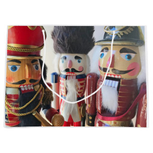 Nutcrackers togethe large gift bag