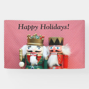 Nutcrackers with polka dots banner
