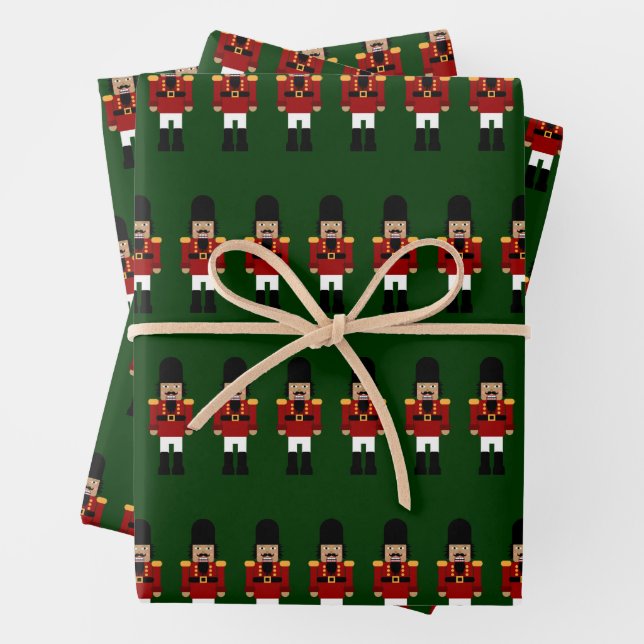 Nutcrackers -  wrapping paper sheet (In situ)