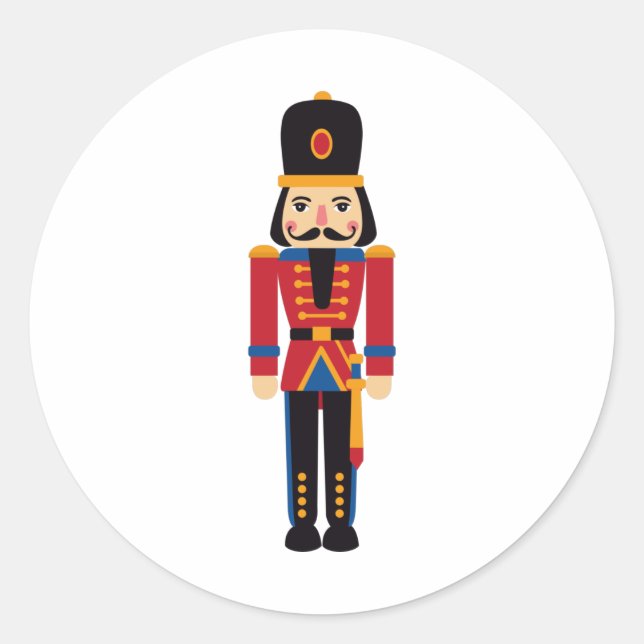 Nutcrackin Classic Round Sticker (Front)