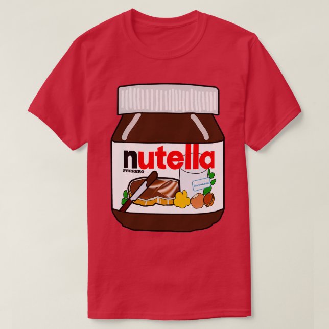 Nutella Jar  T-Shirt (Design Front)