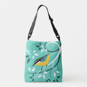 Nuthatch Art Crossbody Bag