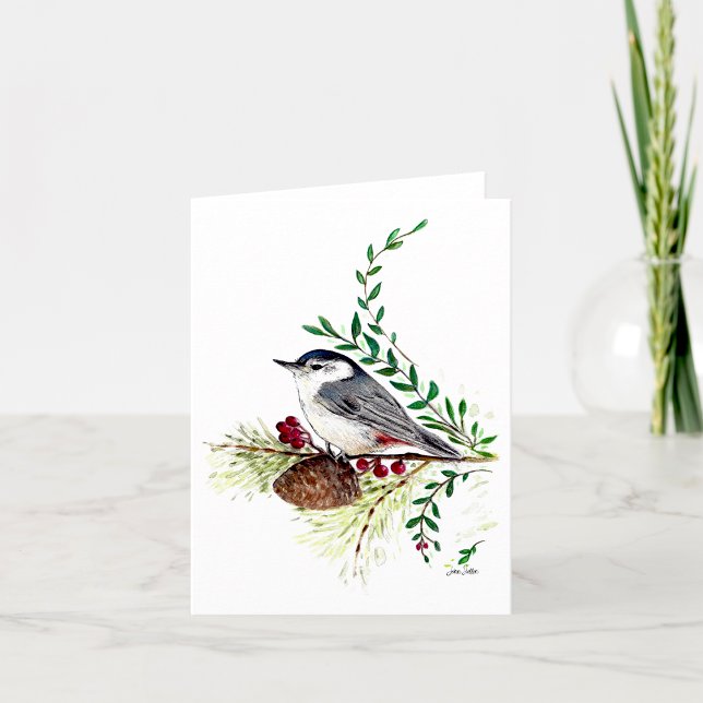 Nuthatch Bird  Card (Nuthatch Bird Card from Jenn's Emporium. )