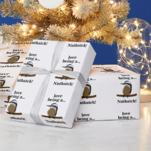 Nuthatch Bird Wrapping Paper