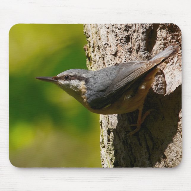Nuthatch Mouse Mat (Front)