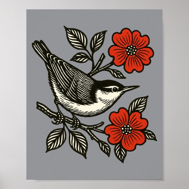 Nuthatch                                           poster (Front)
