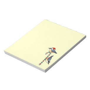 Nuthatch Santa Notepad