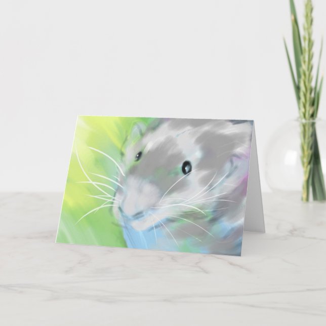 "Nutmeg" Blank Greeting Card (Front)