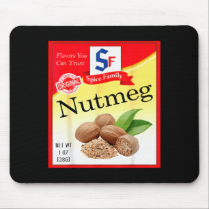 Nutmeg Groups Costume Funny Family Matching Thanks Mouse Mat