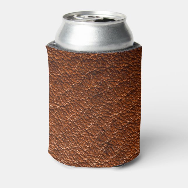 Nutmeg Leather Can Cooler (Can Back)