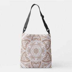 Nutmeg Mandala Crossbody Bag