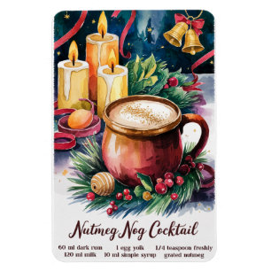 Nutmeg Nog Cocktail Magnet