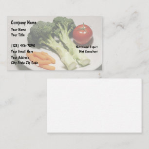 Nutricianist Business Cards