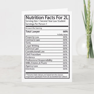 Nutrition Facts For A 2L Card