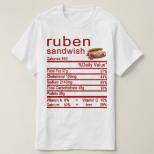 Nutrition Facts label T-Shirt