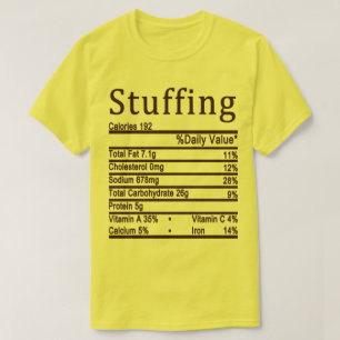 Nutrition Facts label T-Shirt