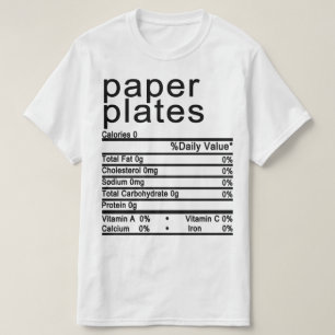 Nutrition Facts label T-Shirt