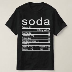 Nutrition Facts label T-Shirt