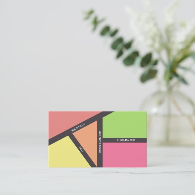 Nutrition Mastery Business Cards (Standing Front)