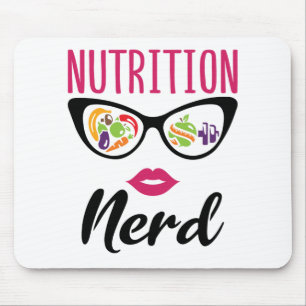 Nutrition Nerd Nutritionist Dietician Mouse Mat