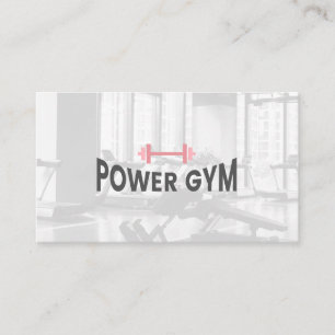 Nutrition Personal Health   Gym Fittness Trainer Appointment Card