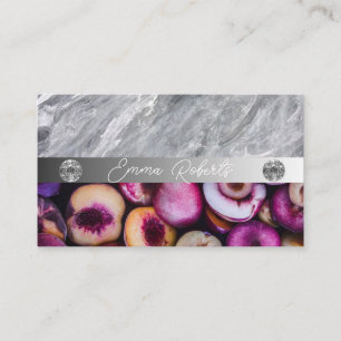 Nutrition Therapist Health and Wellness Business Card