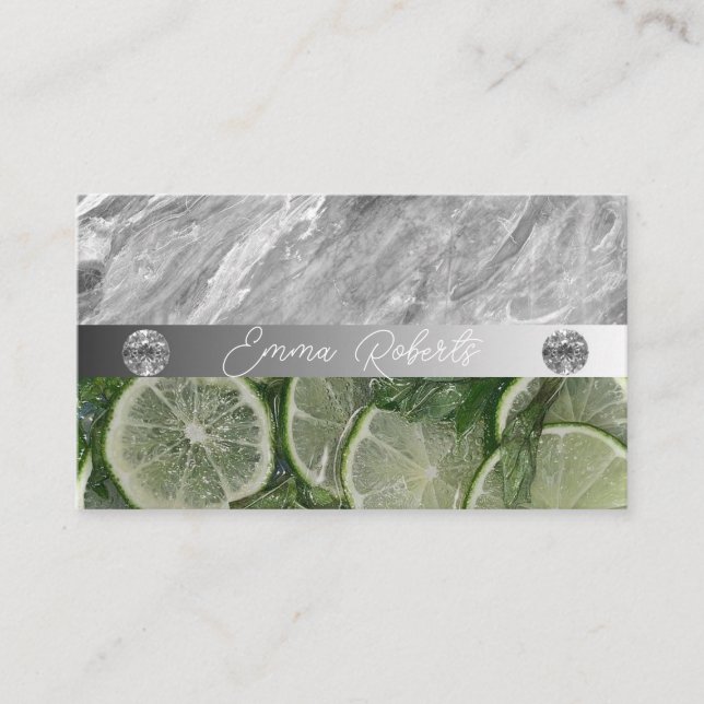 Nutrition Therapist Health and Wellness Business Card (Front)