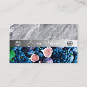 Nutrition Therapist Health and Wellness Business Card