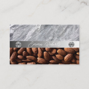 Nutrition Therapist Health and Wellness Business Card