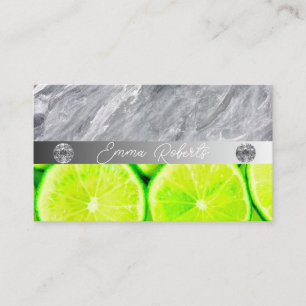 Nutrition Therapist Health and Wellness Business Card