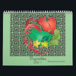 Nutritional Vegetables 2011 Calendar<br><div class="desc">Collection of drawings of vegetables and nutritional properties.</div>