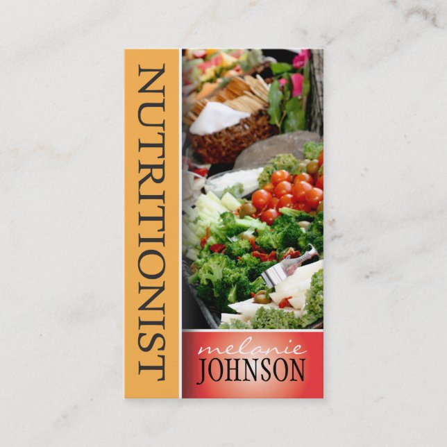 NUTRITIONIST BUSINESS CARD (Front)