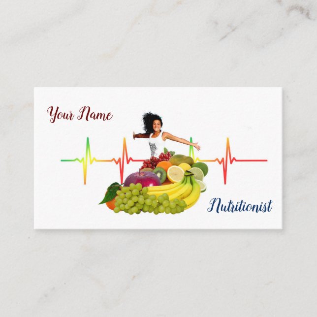 Nutritionist Business Card (Front)