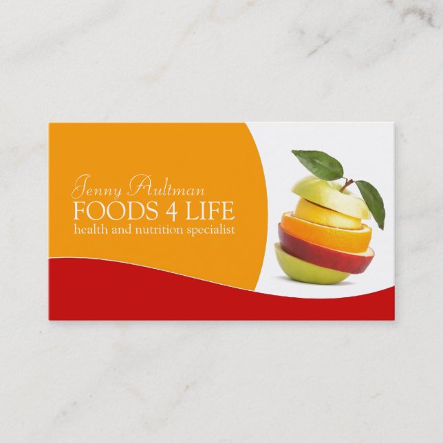Nutritionist Business Card (Front)