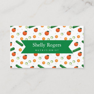 Nutritionist Dietician Healthy Diet Weight Loss Business Card