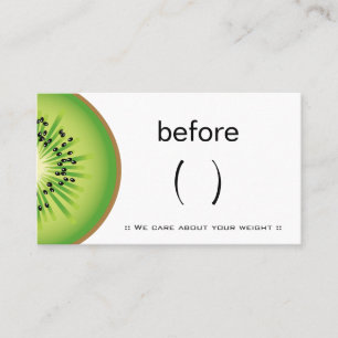 Nutritionist Dietician Nutrition Coach Weight Loss Business Card