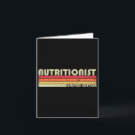 Nutritionist Funny Job Title Profession Birthday W Card<br><div class="desc">Nutritionist Funny Job Title Profession Birthday Worker Idea</div>