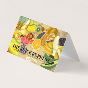 Nutritionist Health Coach Fruits Business Card