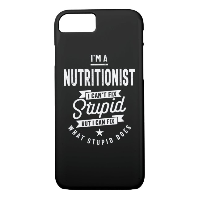 Nutritionist Job Title Gift Case-Mate iPhone Case (Back)